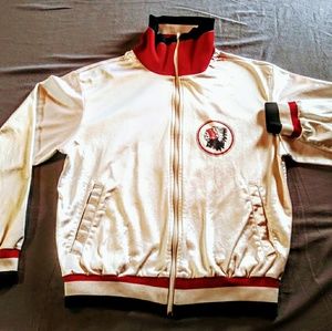 Vintage 1980's White Sports Jacket size Medium
